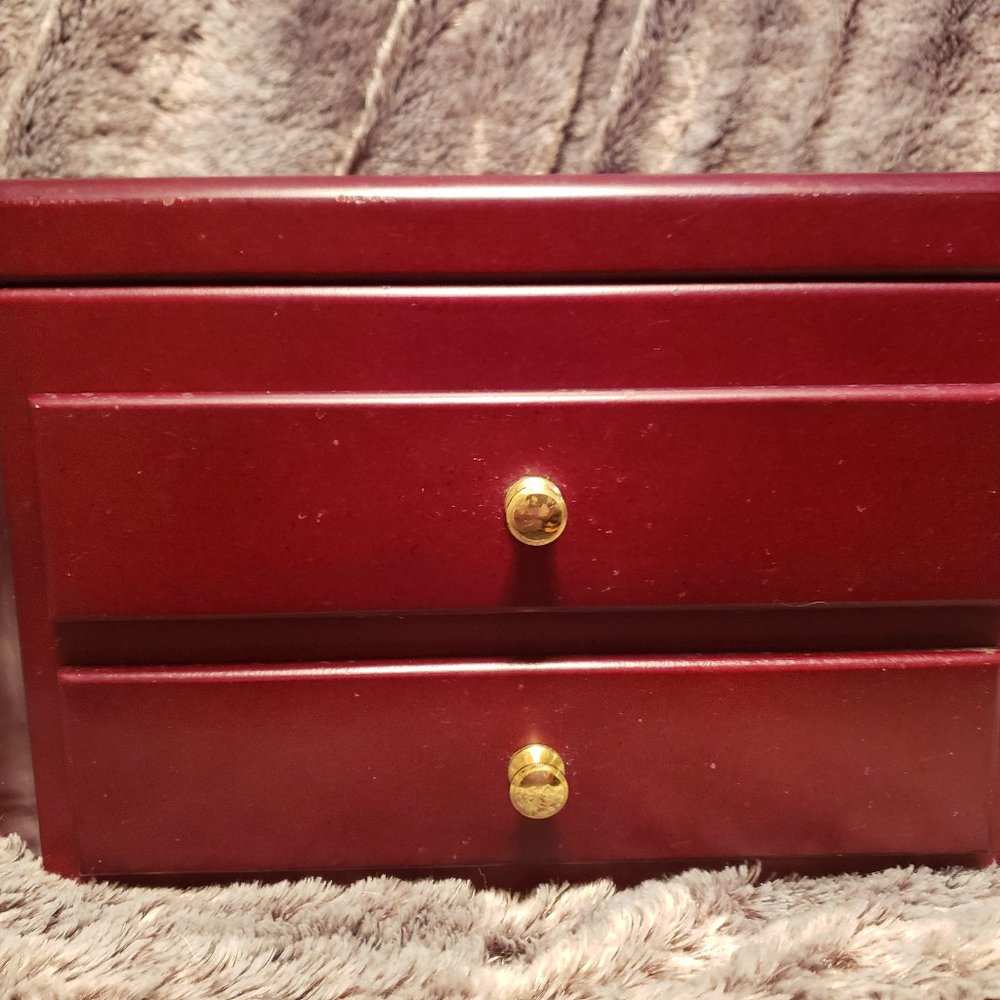 Cherry Wood Jewelry Box